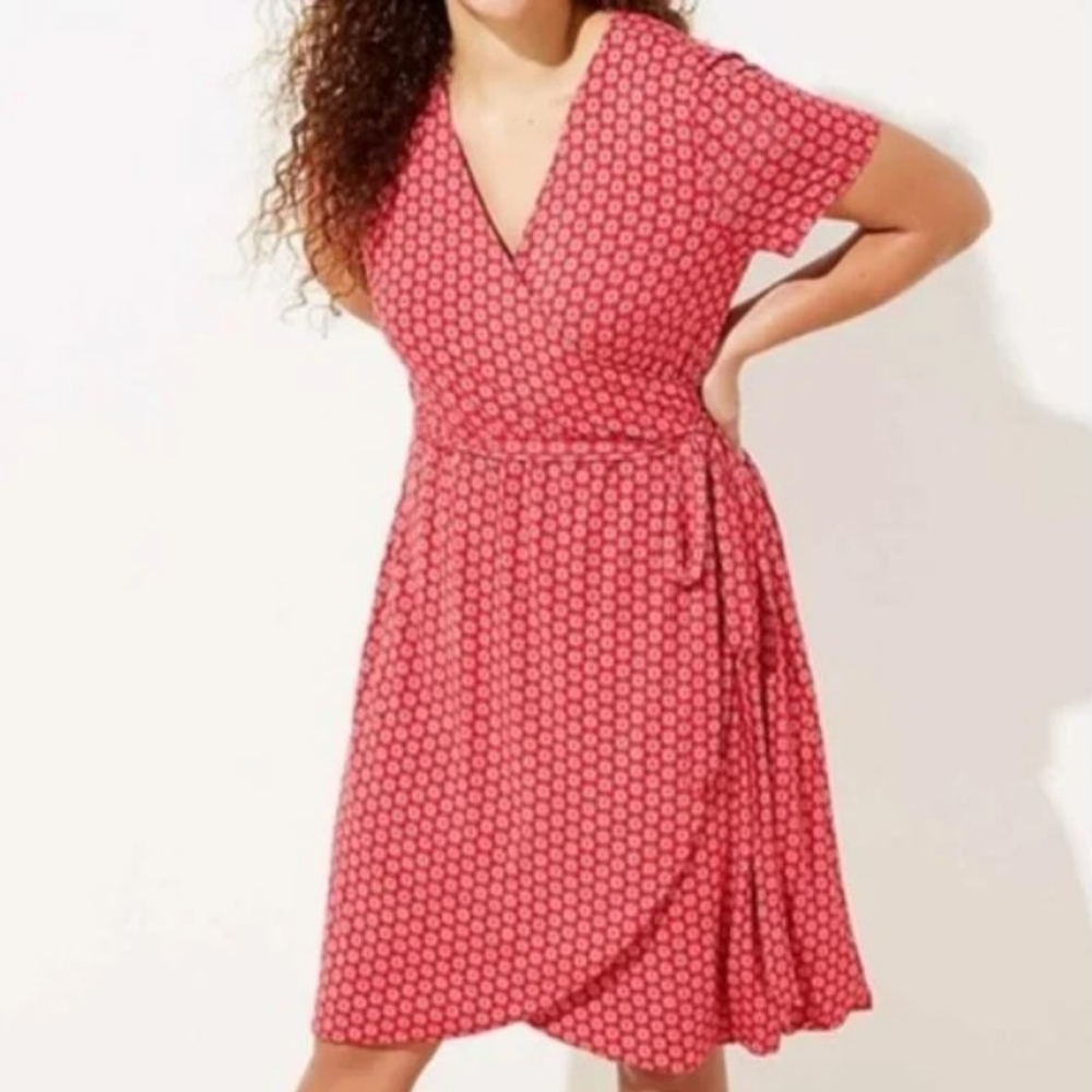 LOFT Plus wrap dress